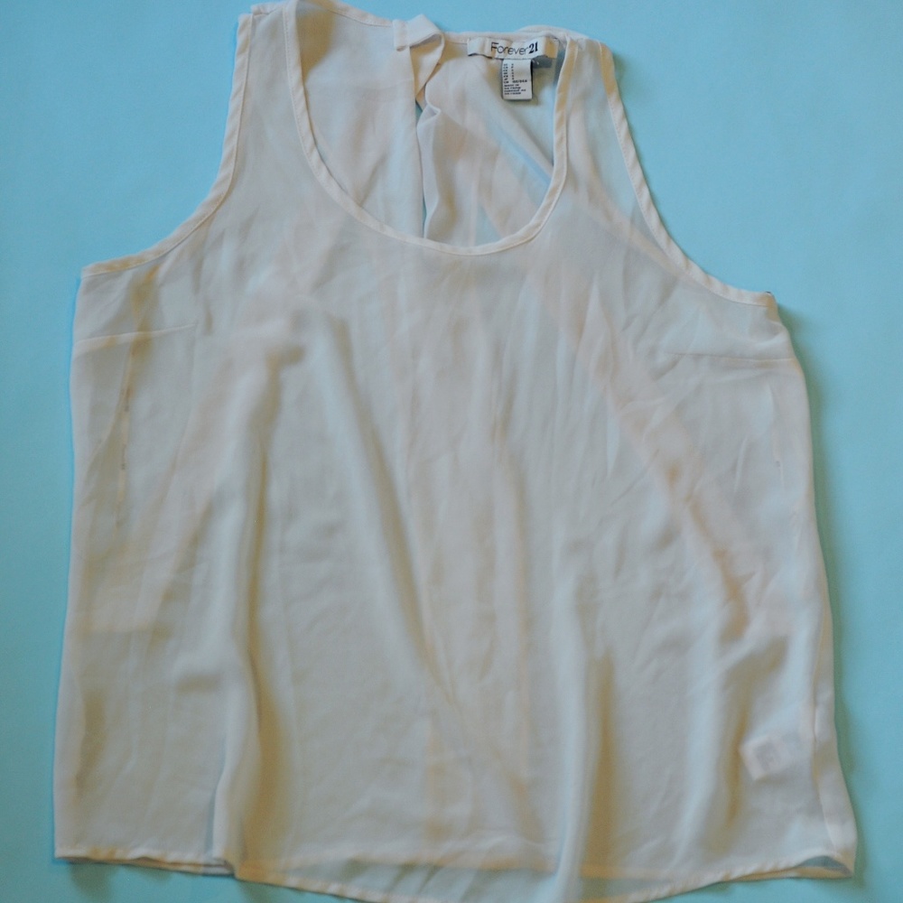 White Chiffon Shirt